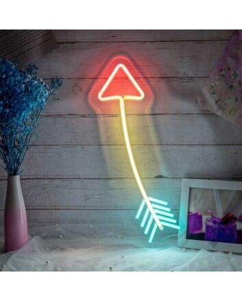 Arrow Neon Sign for Informative and Fun Spaces