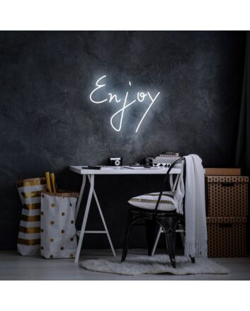 Enjoy Neon Sign for Positive and Fun Spaces