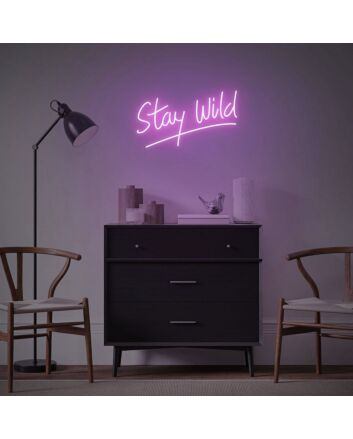 Stay Wild Neon Sign for adventurous and bold decor