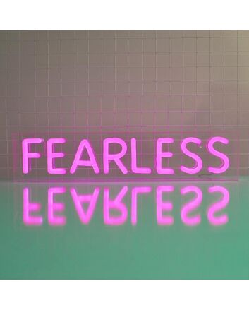 Fearless Neon Sign inspires confidence in any room