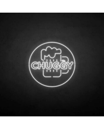 Customize &#39;CHUGGY&#39; neon sign