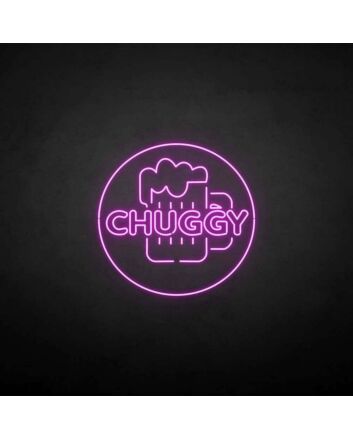 Customize &#39;CHUGGY&#39; neon sign