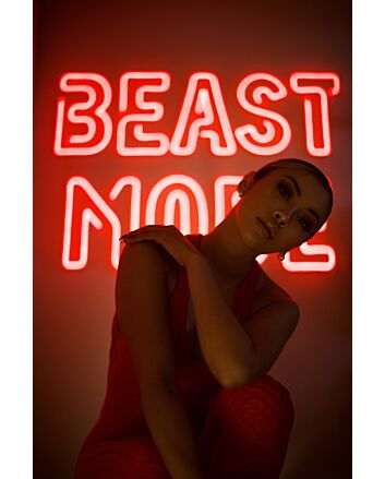 Beast Mode Lianev Collection Neon Sign inspires strength and power