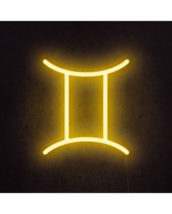 Gemini Horoscope Neon Sign for zodiac enthusiasts