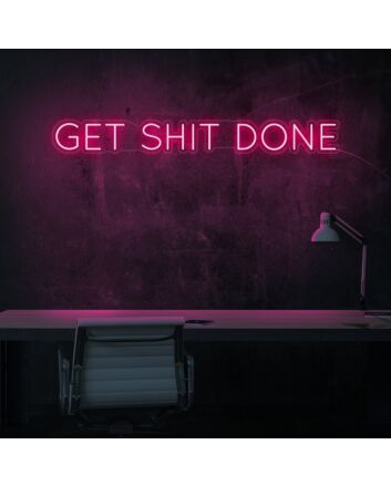 Get Sht Done Neon Sign ideal for a productive office environment