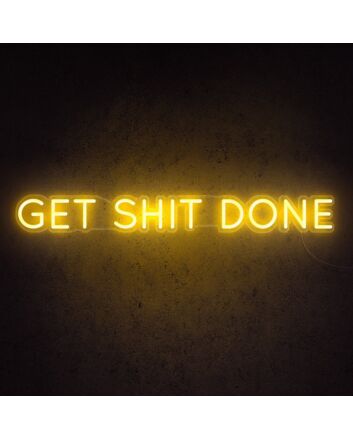 Get Sht Done Neon Sign ideal for a productive office environment