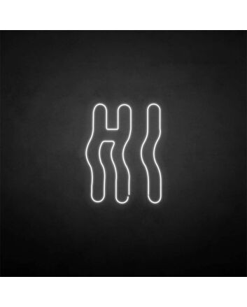 Hello&#39; neon sign