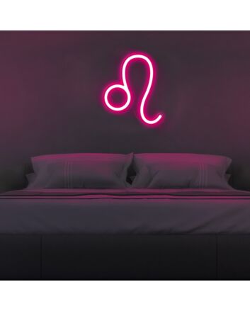 Leo Horoscope Neon Sign V2 for zodiac-themed decor