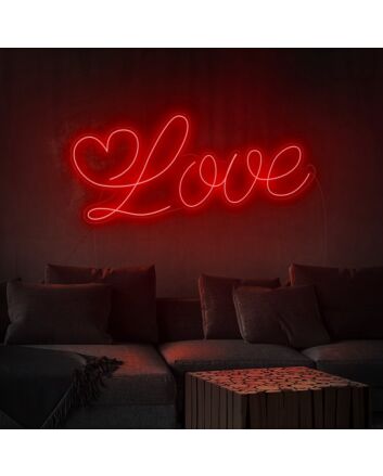 Love Neon Sign for any love-themed space
