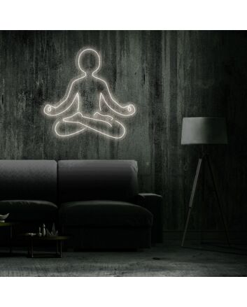 Meditate Neon Sign perfect for yoga and meditation rooms