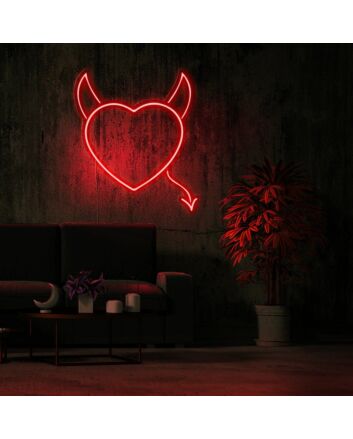 Naughty Love Neon Sign for bold and playful settings