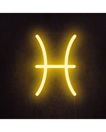 Pisces Horoscope Neon Sign for zodiac-themed decor