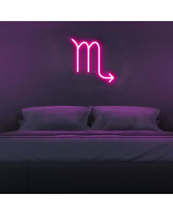 Scorpio Horoscope Neon Sign for zodiac lovers