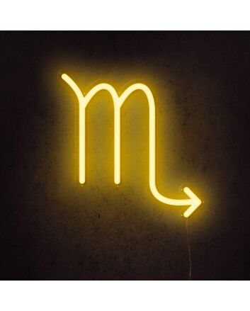 Scorpio Horoscope Neon Sign for zodiac lovers