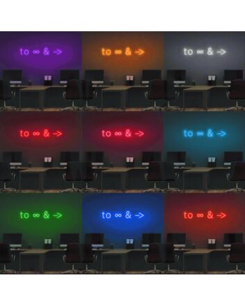 To Infinity And Beyond Neon Sign for fans of space and adventure