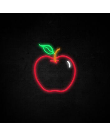 Apple Neon Sign perfect for kitchen or office decor