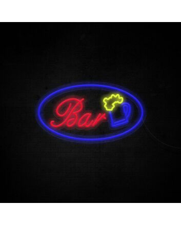 Bar Beer Neon Sign ideal for bar and pub settings