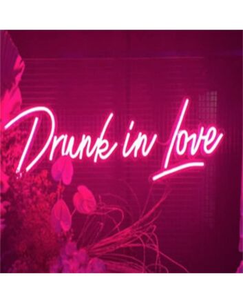 Drunk In Love Neon Sign for fun and playful settings