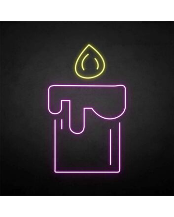 &#39;Candle&#39; neon sign