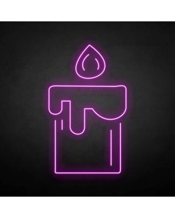 &#39;Candle&#39; neon sign