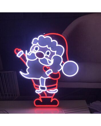 Santa Claus Neon Sign perfect for Christmas decorations