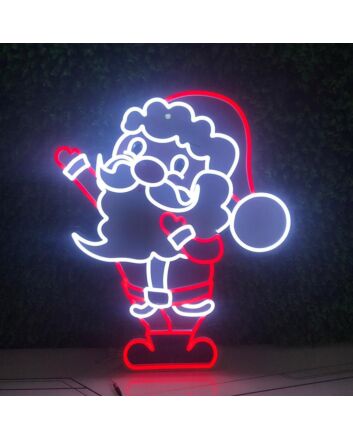 Santa Claus Neon Sign perfect for Christmas decorations