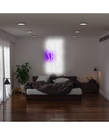 Get Sht Done Neon Sign ideal for productive office environments