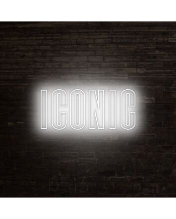 Iconic Neon Sign adds a bold statement to any room