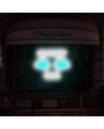 No Sleep Club Neon Sign perfect for night owls