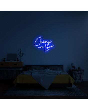 Crazy In Love Neon Sign for fun and romantic settings