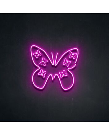 Butterfly Neon Sign adds whimsy to any space