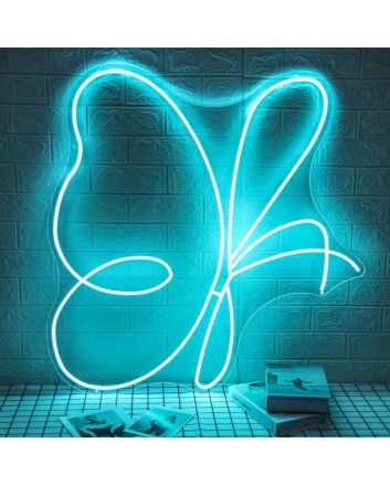 Abstract Butterfly Neon Sign perfect for artistic decor