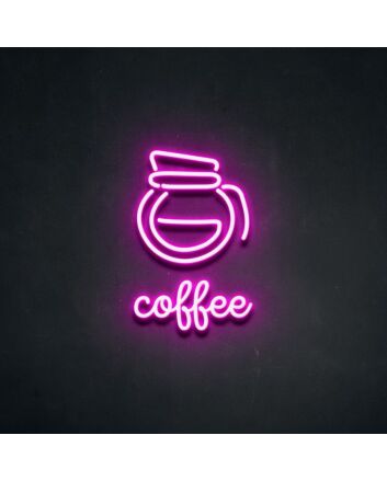 Coffee Jug Neon Sign ideal for cafes and coffee shops