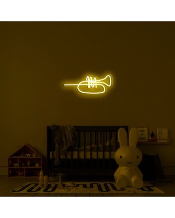 Trumpet Neon Sign for Music Lovers