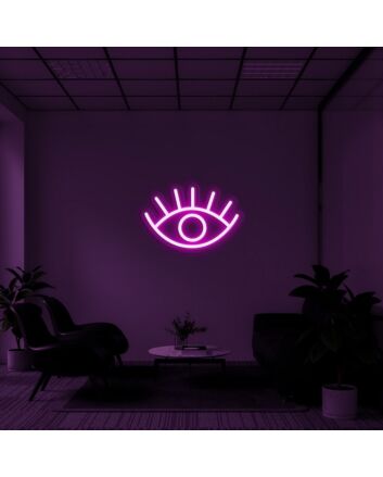 Eyelash Neon Sign for Beauty Studios