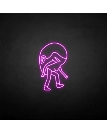 &#39;Heavyhead&#39; neon sign