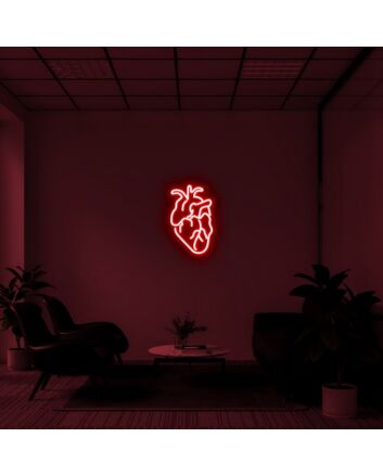 Human Heart Neon Sign for Unique Decor