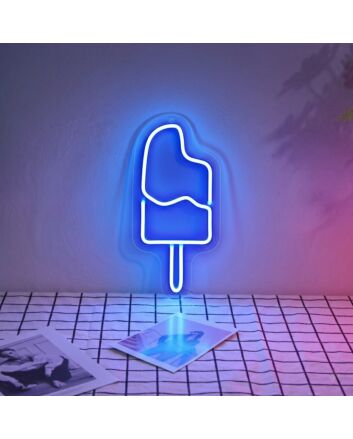 Neon Popsicle Neon Sign for Summer Themed Decor