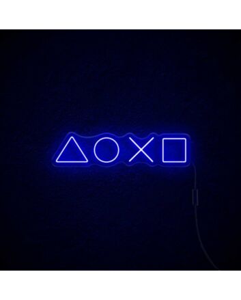 Playstation Neon Sign for Gamers