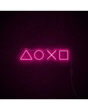 Playstation Neon Sign for Gamers