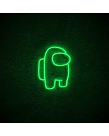 Among Us Character Neon Sign for Gaming Themed Decor