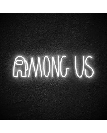 Among Us Neon Sign for Playful Spaces