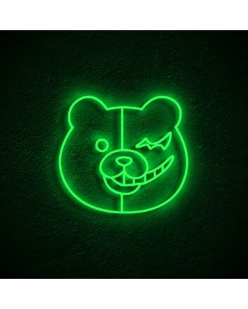 Monokuma Neon Sign for Danganronpa Fans
