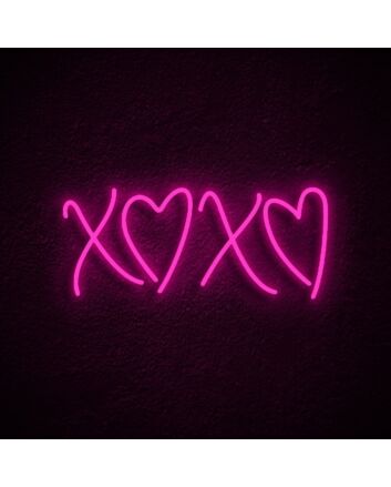 Xo Neon Sign for Music Lovers and Romantic Spaces