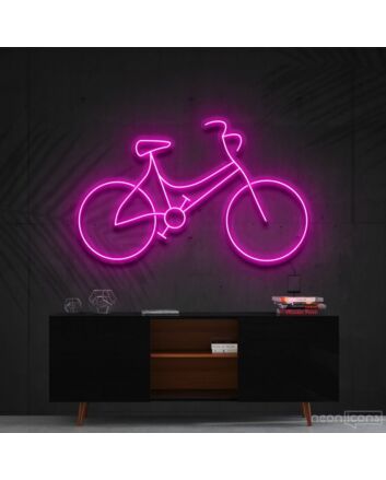Bicycle Neon Sign for Sports Enthusiasts and Kids Rooms