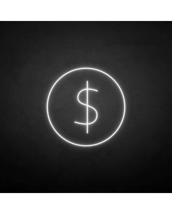 Dollar&#39; neon sign