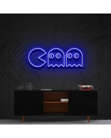 Chasing Ghosts Neon Sign for Playful and Bold Decor