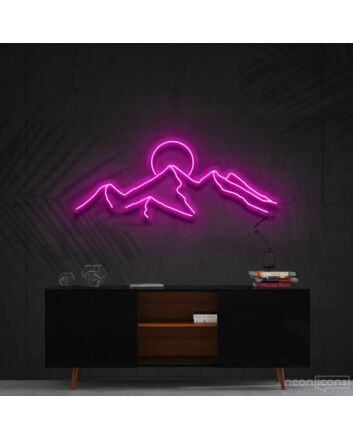 Desert Sunset Neon Sign for Nature and Desert Themed Spaces