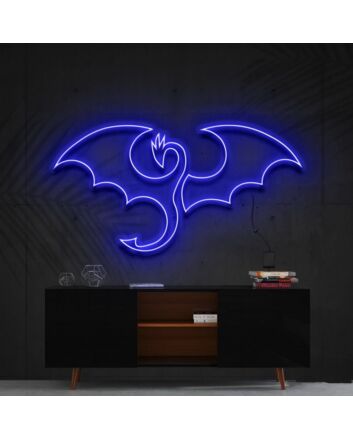 Dragon Neon Sign for Fantasy Themed Decor