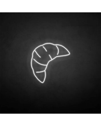 &#39;Croissant&#39; neon sign
